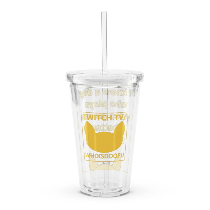 Doopsters - I know a Dog Gamer - Double Wall Plastic Tumbler (16 ounce) product image (2)