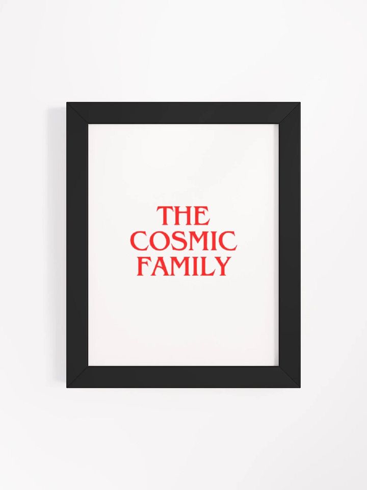 Cosmic Matte Wood Frame Poster product image (1)
