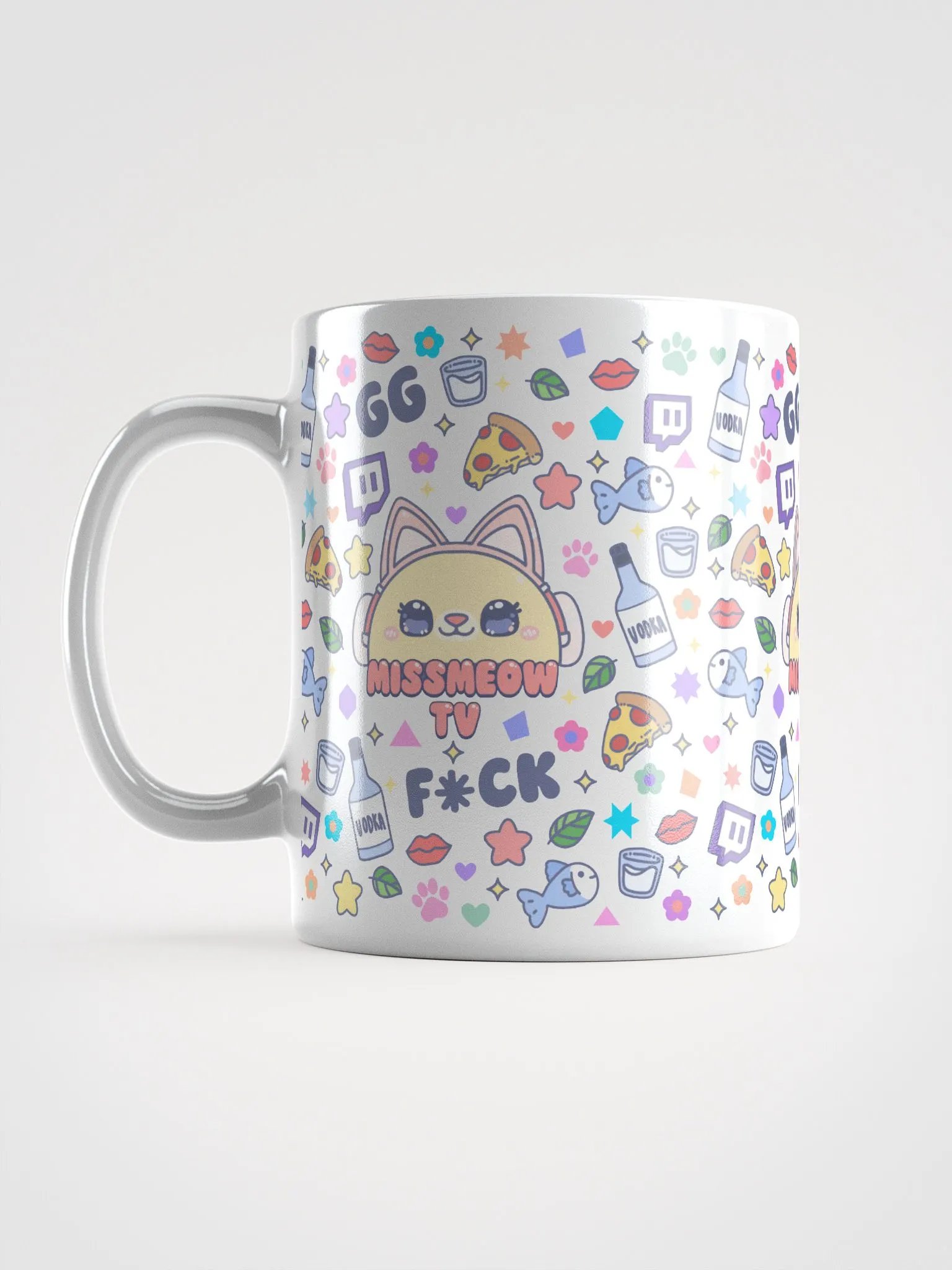 MissMeowTV Cute Mug, White product image (5)