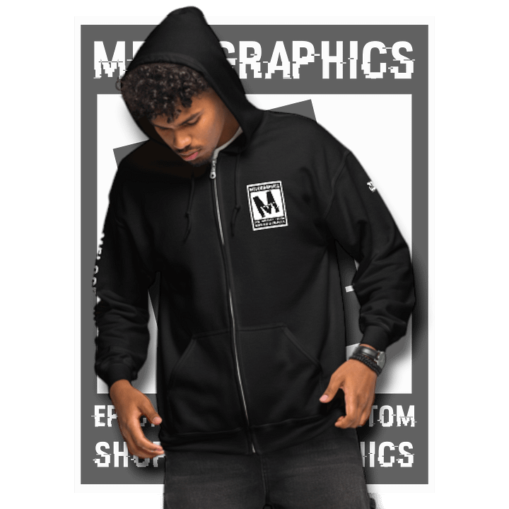 MELOGRAPHICS - Classic Zip Hoodie | #MadeByMELO product image (2)