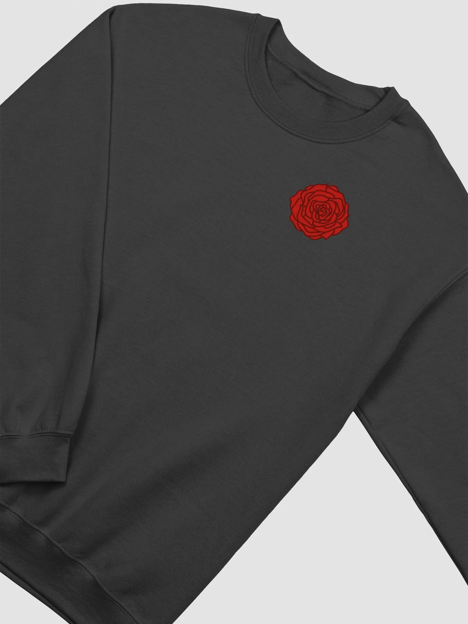 Pixel Art Rose Sweatshirt | Art by SquidSlayerNate product image (3)