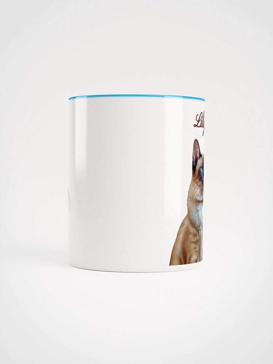 YOUR SIAMESE! / BICOLOR MUG WITH PERSONALIZED NAME / DIGITAL ART product image (6)