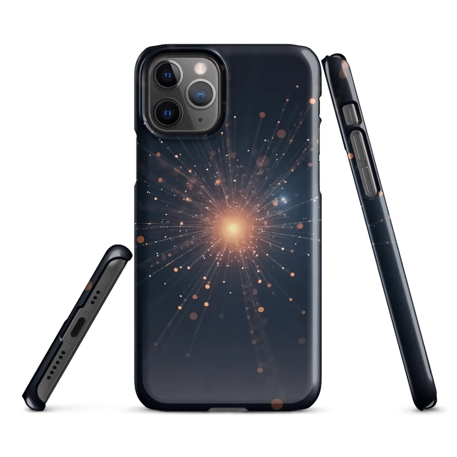 Snap Case for iPhone – Cosmic Light Outburst product image (3)