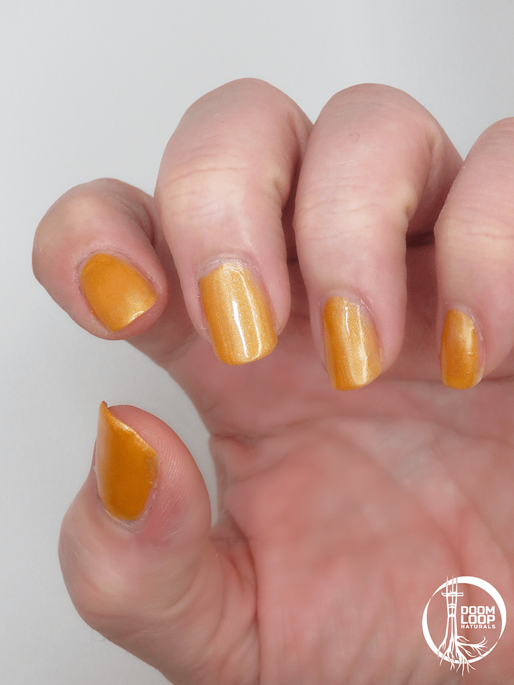 A SYMPHONY IN ORANGE - Obnoxious Tariff Orange Subtle Greenish Yellow Shimmer product image (2)