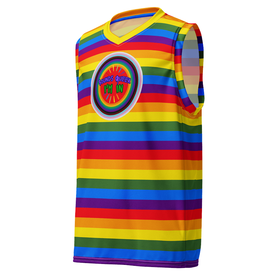 LGBTQIAP2S+ 2025, Sounds Queer I'm In, Jersey/Sleeveless Shirt product image (1)
