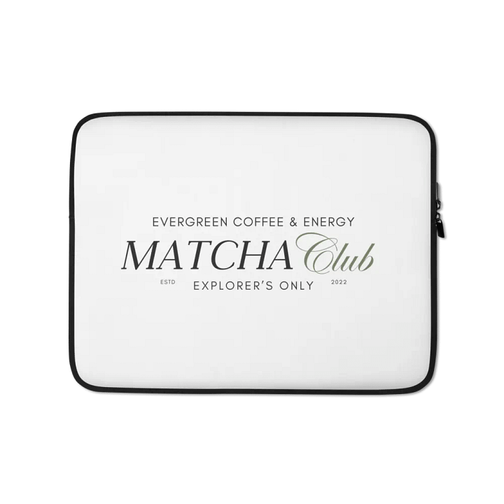 Sip Society | Matcha Club Laptop Case product image (1)