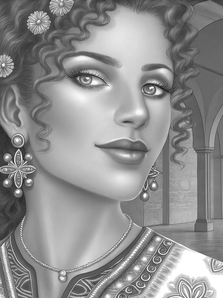 Grace and Strength The Beauty of African Women in Art - Moroccan Goddess product image (6)