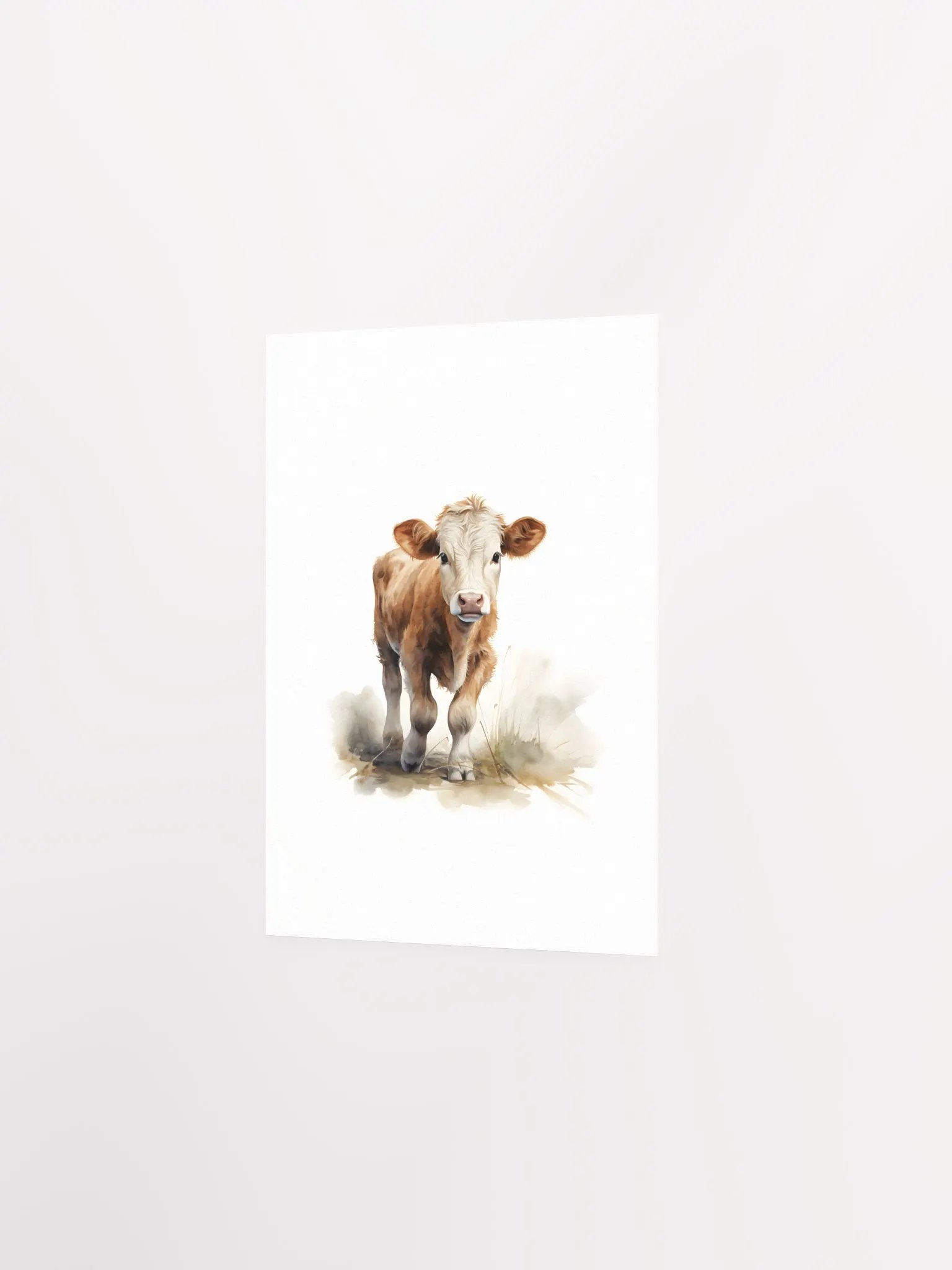 Cute Cow - Farm Animal Print A01 product image (3)