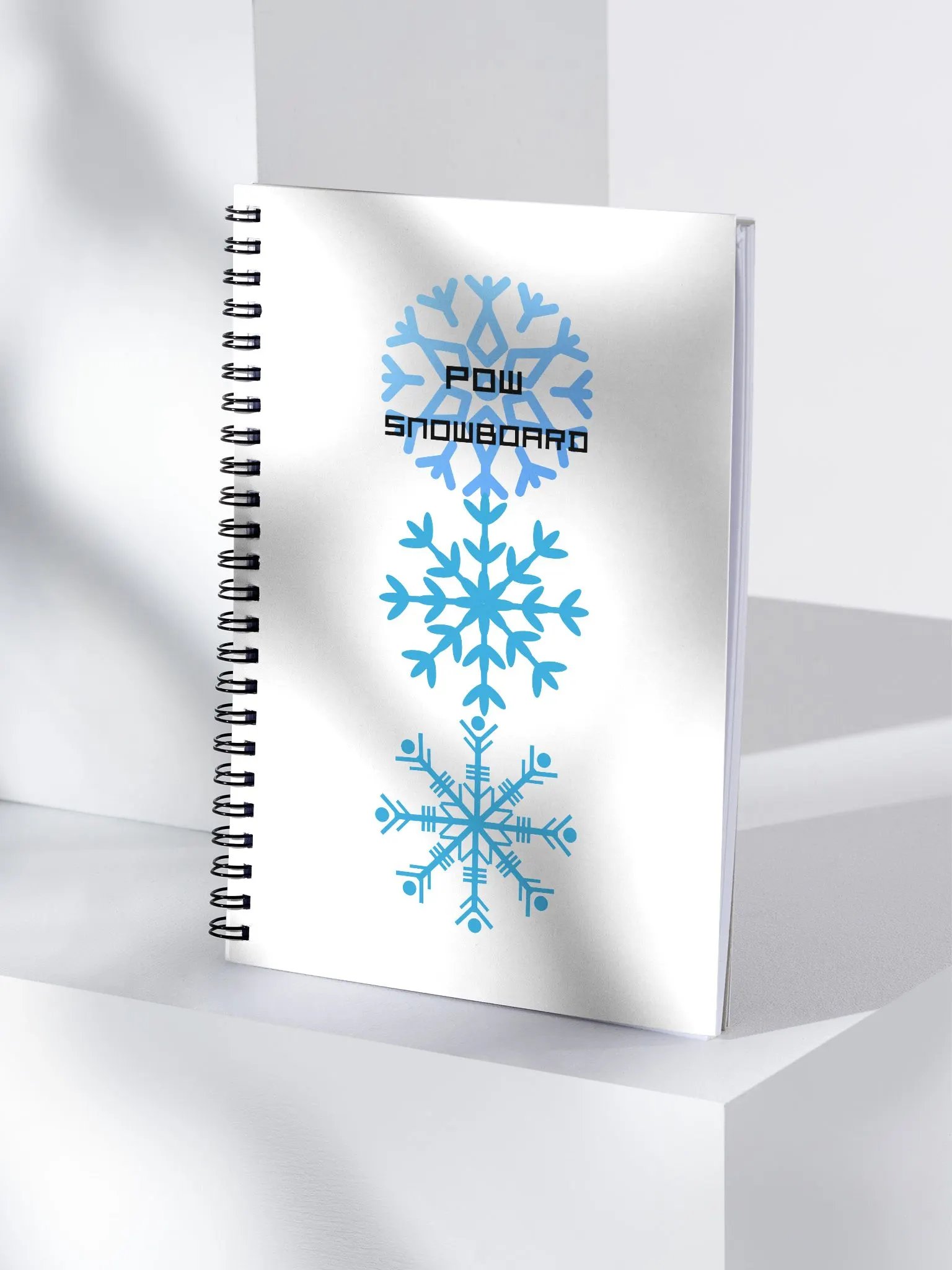 Snowflake Symphony Spiral Notebook product image (4)
