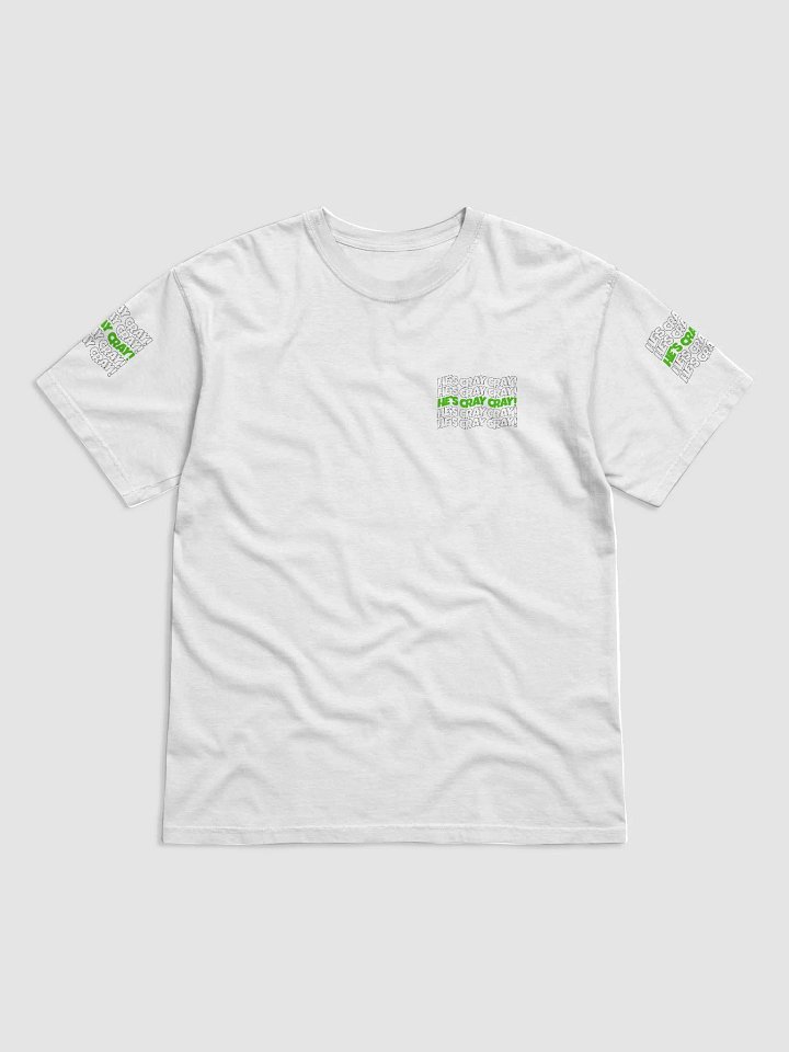 He's cray cray! Shirt (green/black) product image (1)