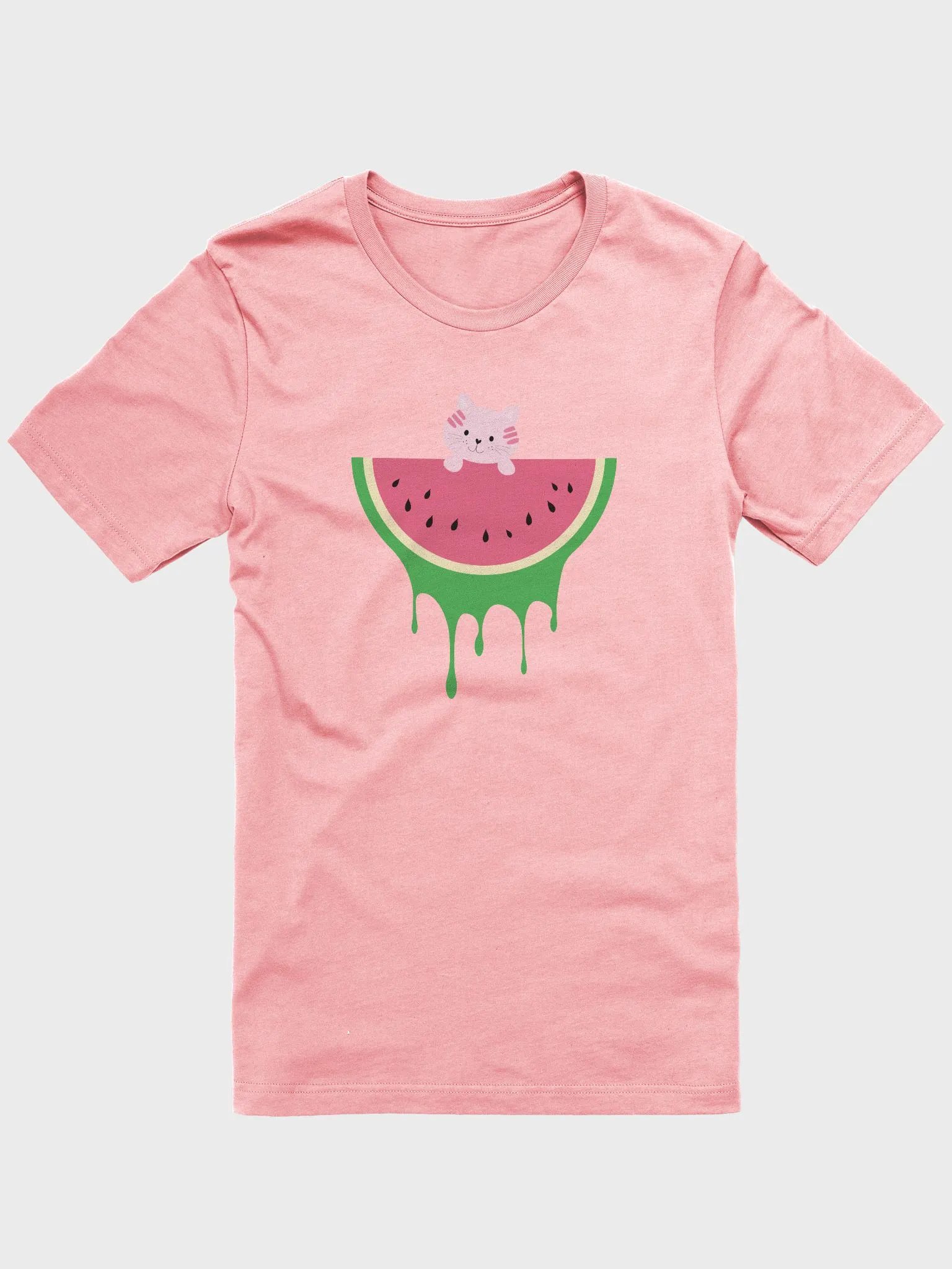 Watermelon Cat Premium T-shirt product image (1)