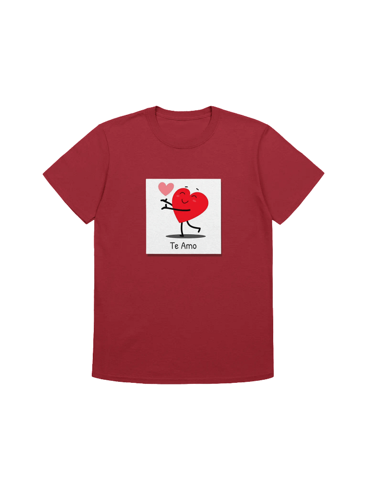 Te Amo Heart Unisex T-Shirt product image (3)