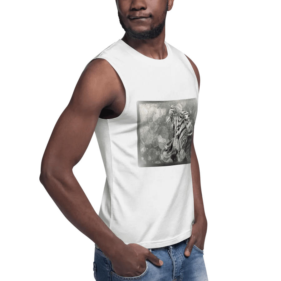 Nashīnasu - Roaring Tiger White Muscle Tank product image (8)