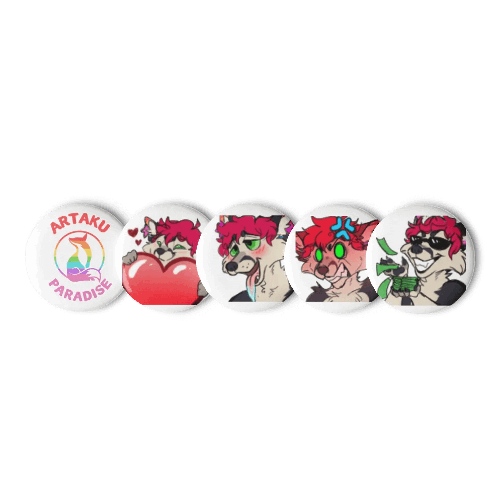 Rainbow Artaku Emote Button Pack product image (3)