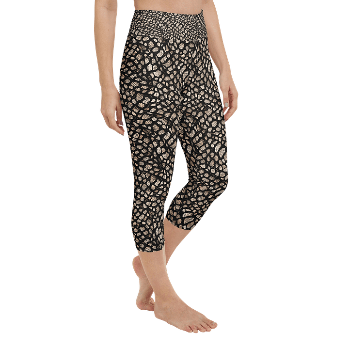 Brown Skin Snake Capri Leggings product image (2)