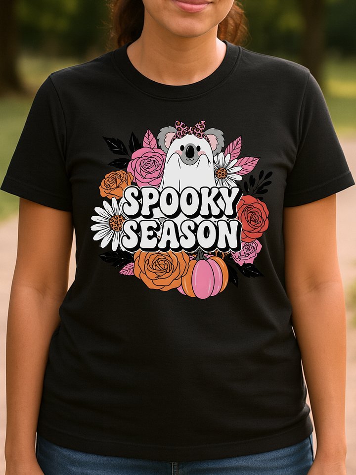 Spooky Season – Ghost Koala with Flowers Digital Print product image (2)