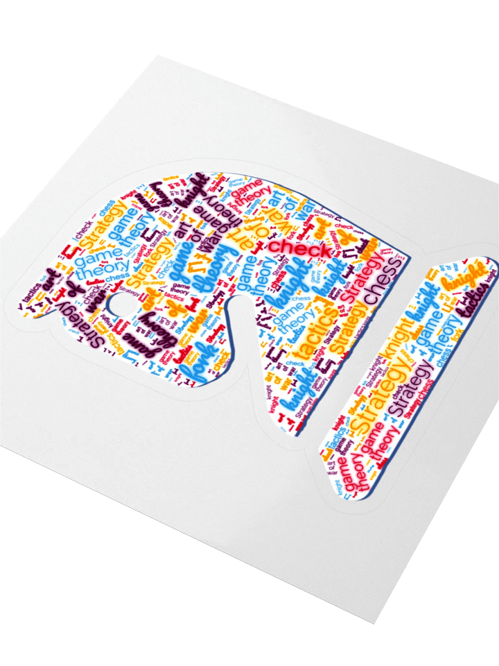 Knight's Strategy Word Cloud Stickers product image (2)