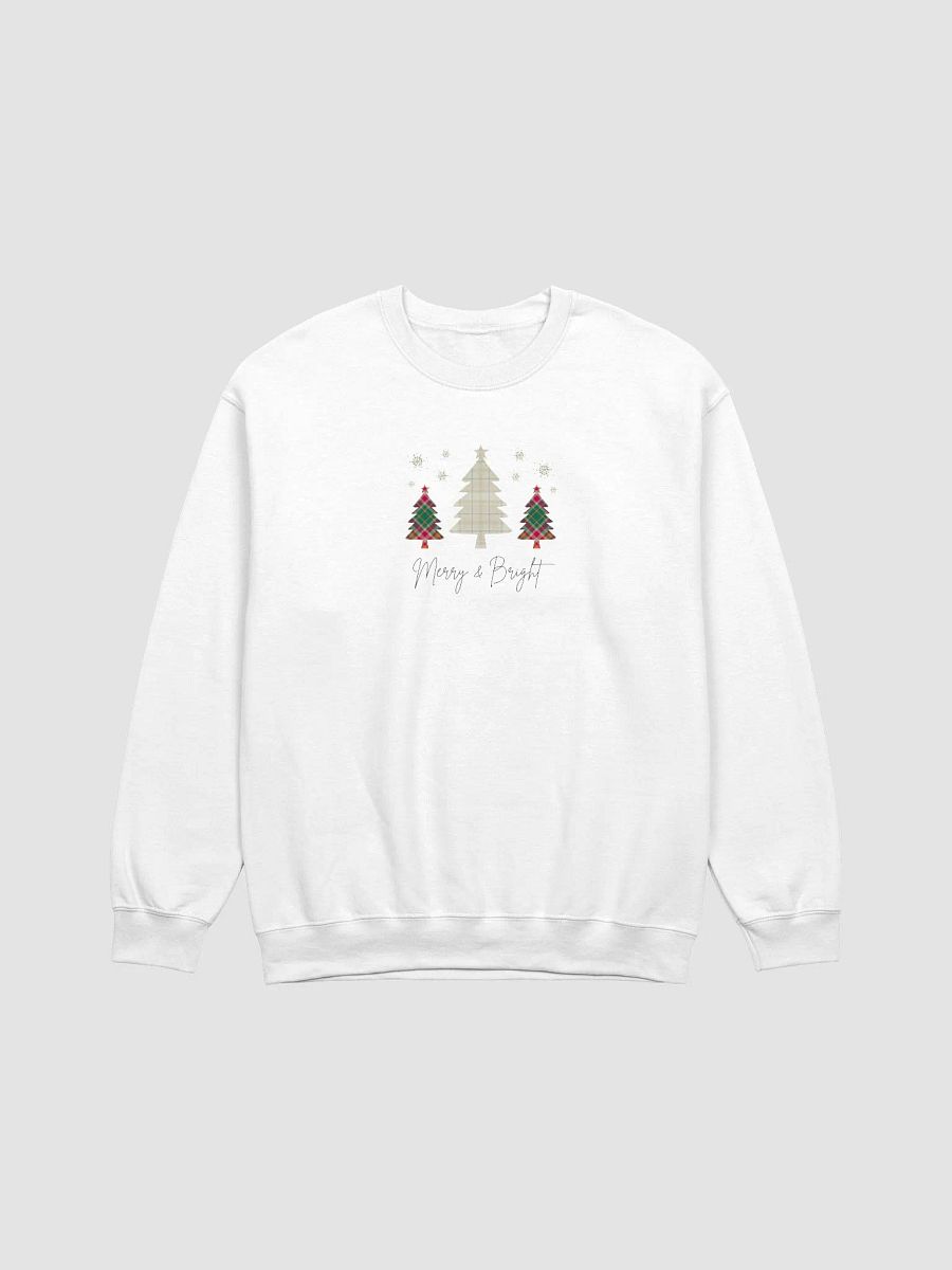 Merry & Bright Plaid Christmas Crewneck product image (3)