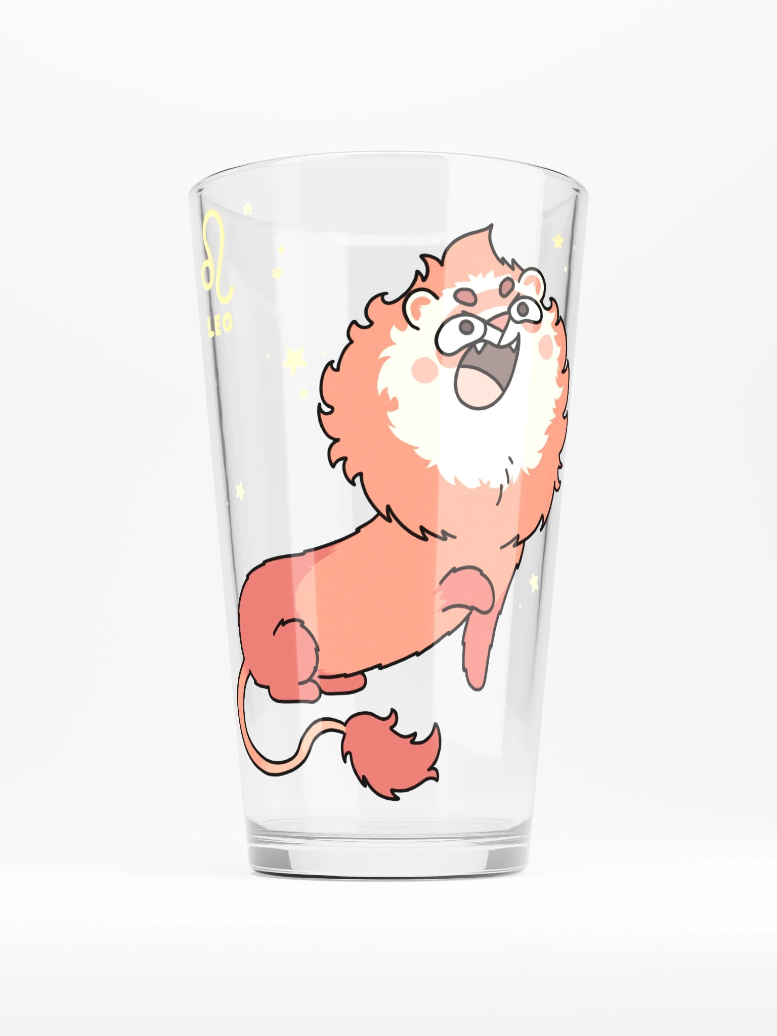 Leo | Ferret Star Signs | Pint Glass product image (1)