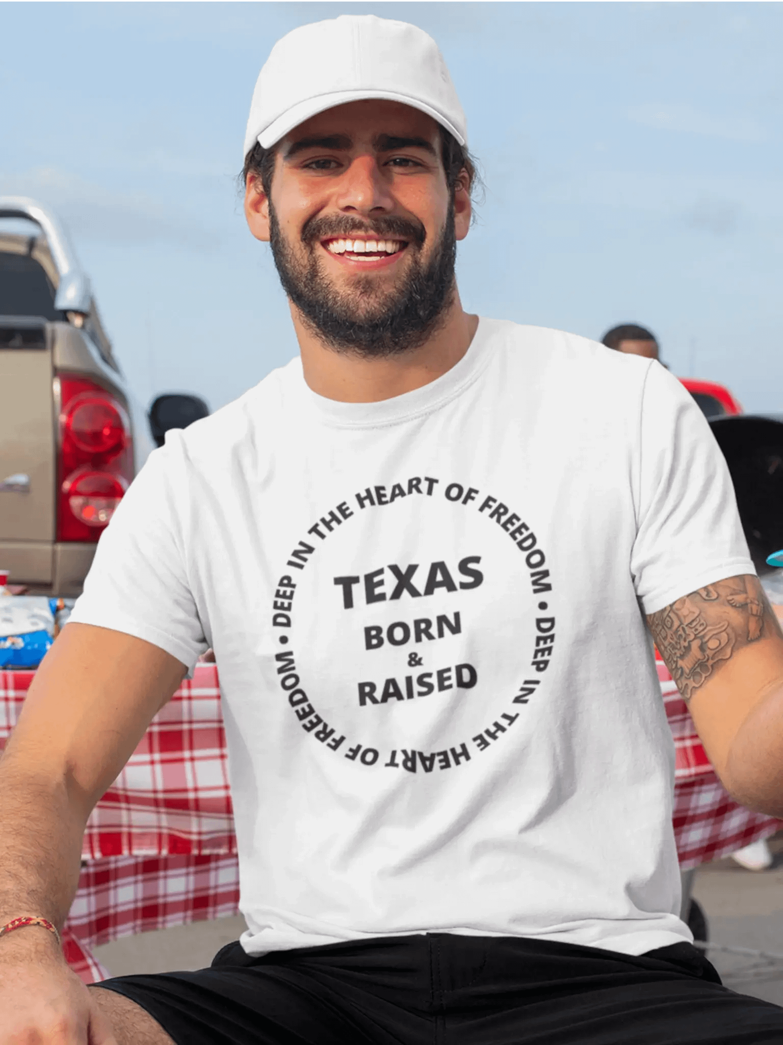 Texas Born & Raised Light T-Shirt product image (13)