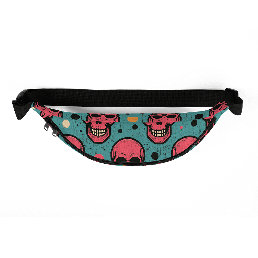 Pink Skulls Neon Graffiti Pop Art - Fanny Pack product image (5)
