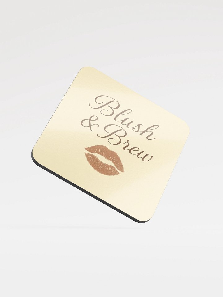 Blush & Brew Yellow Coaster product image (1)