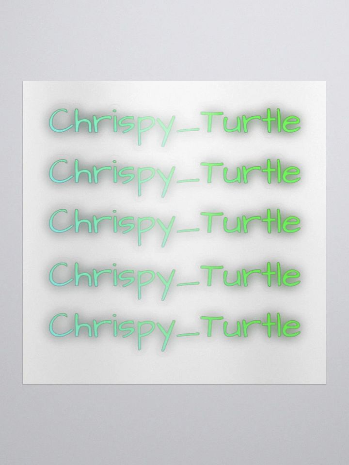 Chrispy_Turtle Text Stickers product image (1)