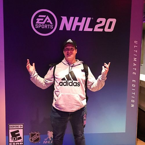 Amazing day with @easportsnhl x @adidashockey x @sony