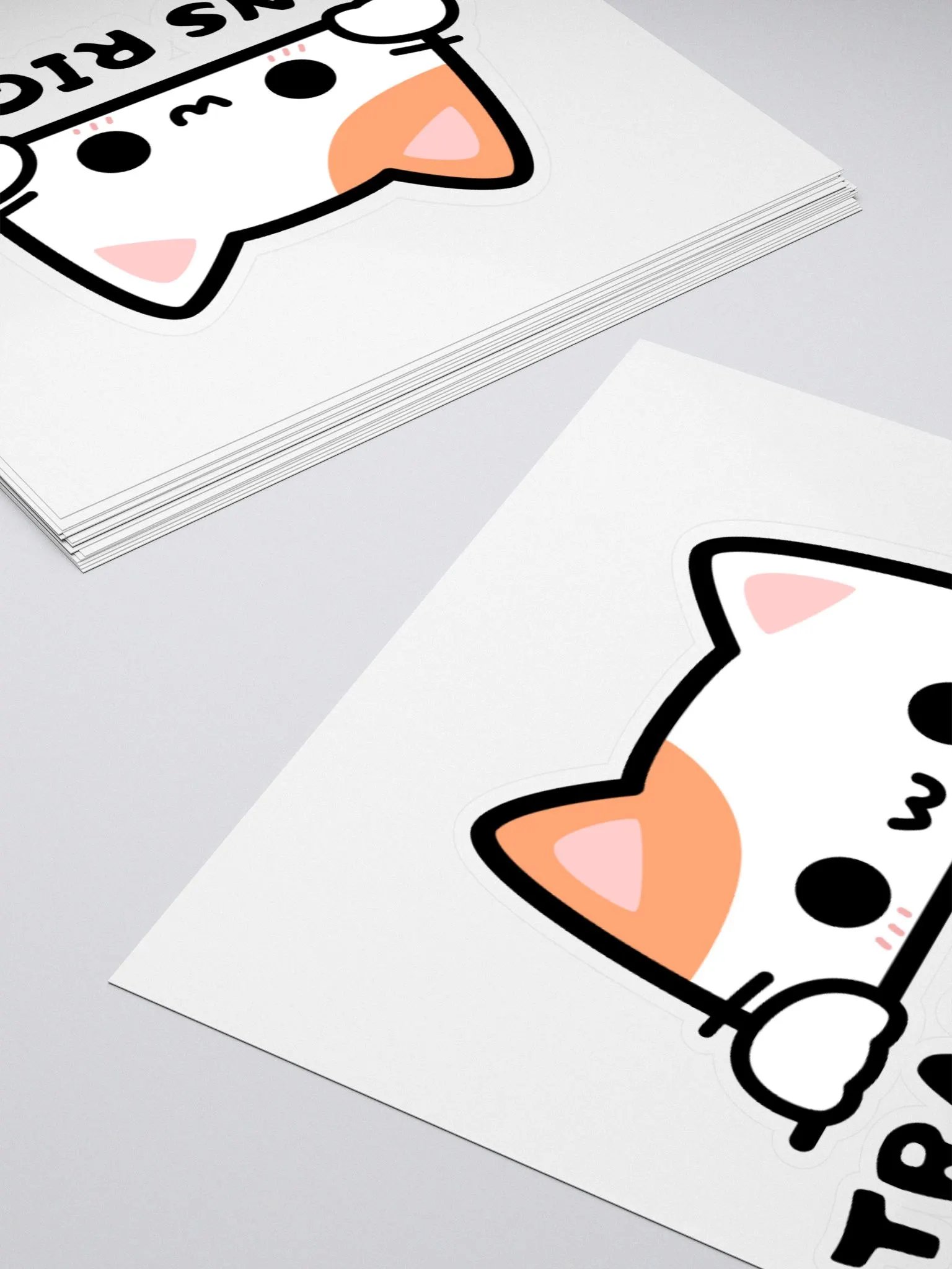 Trans Rights Cat Sticker product image (4)