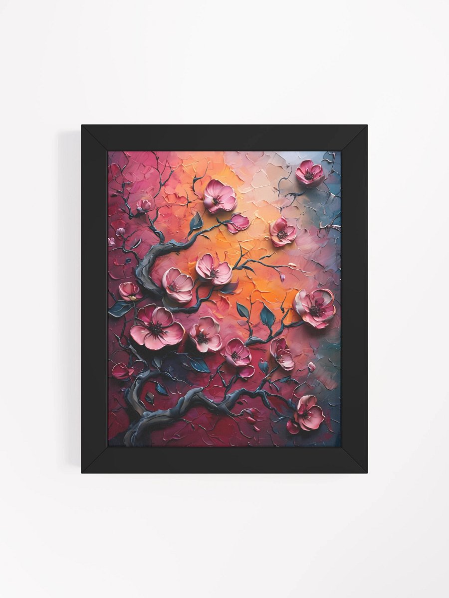 Impasto Blossoms Framed Poster product image (5)
