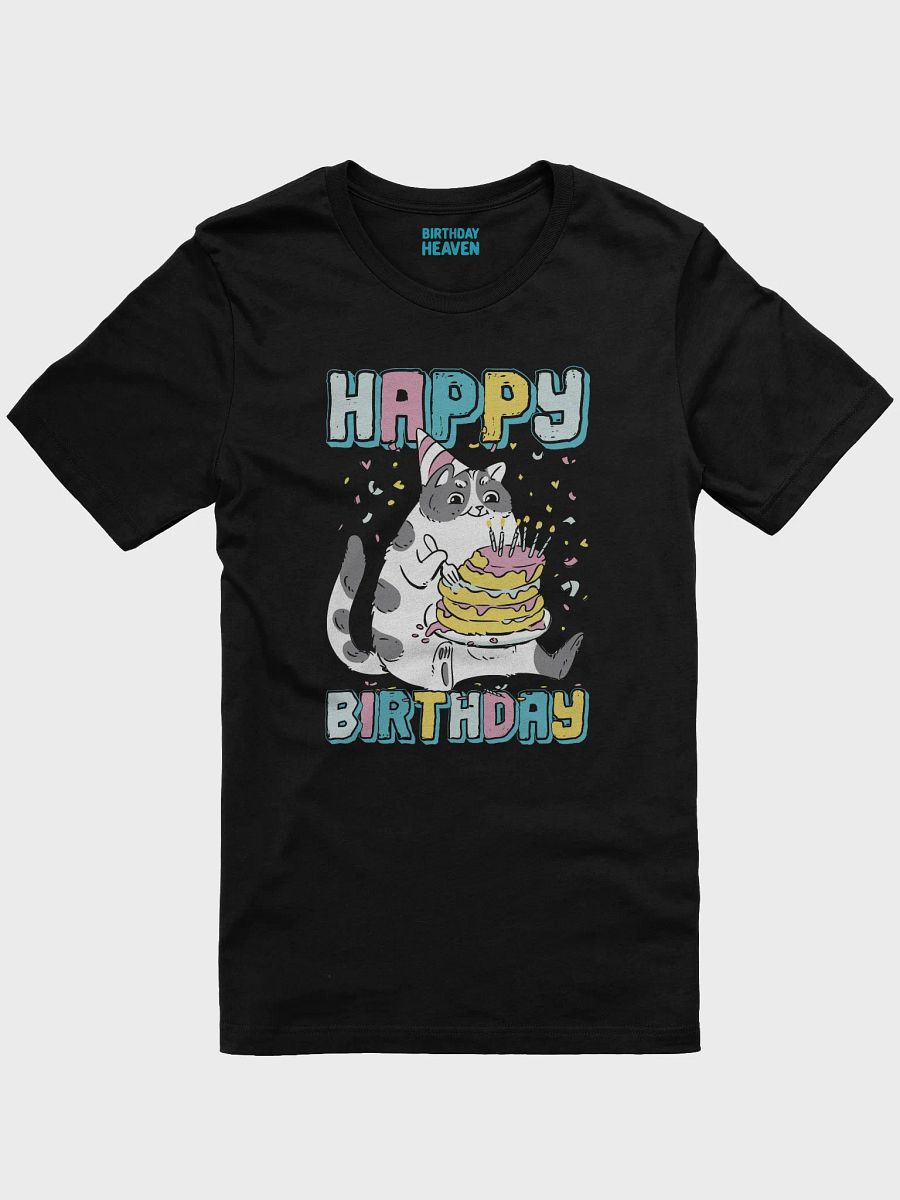 Happy Birthday (Cat With Cake) T-Shirt product image (2)