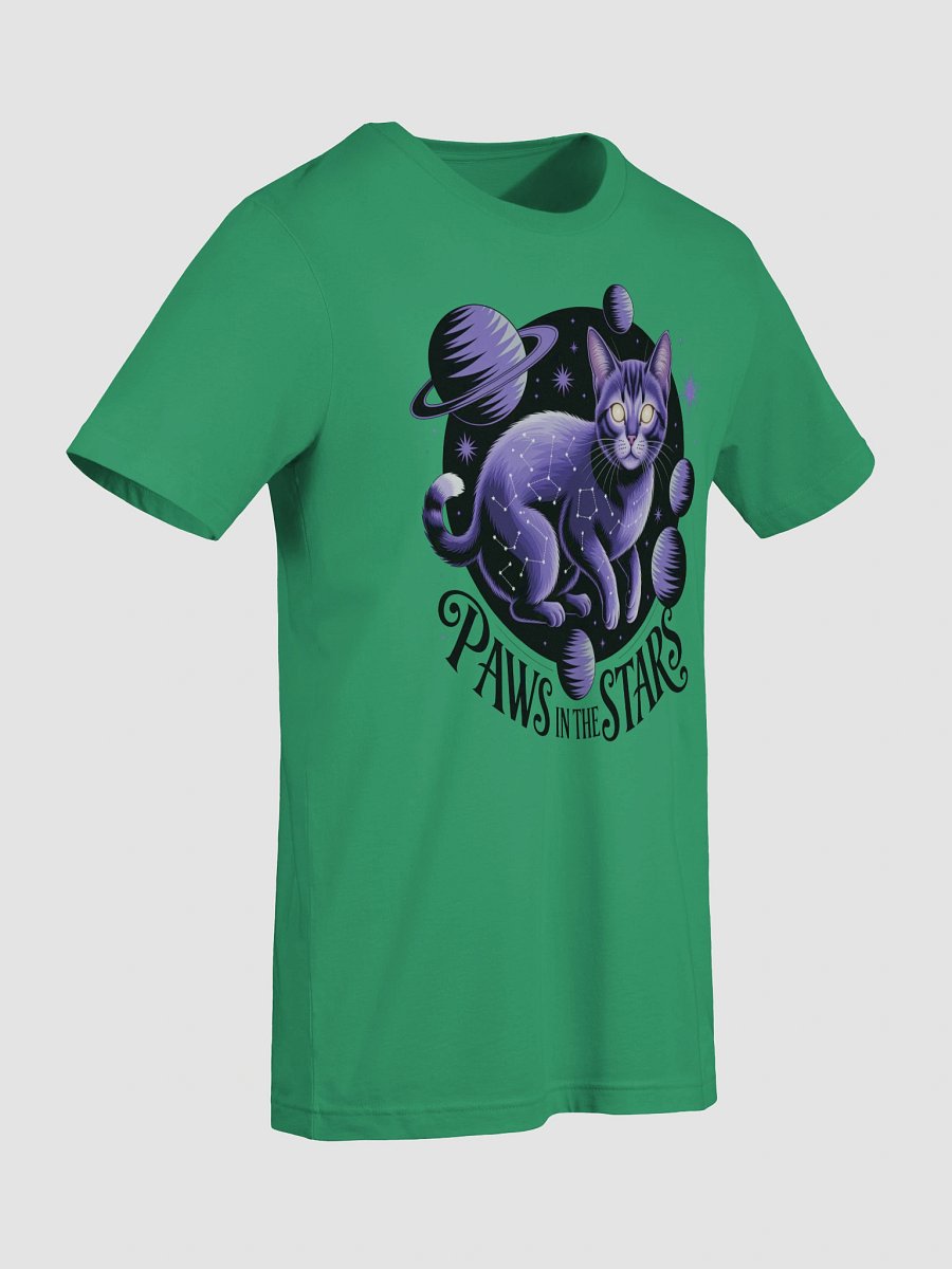 Celestial Feline Glow T-Shirt product image (9)