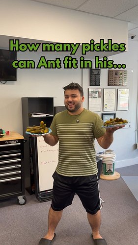 How many pickles can Ant fit in his...? 
#picklehour #comedy #comedyshort #pickles