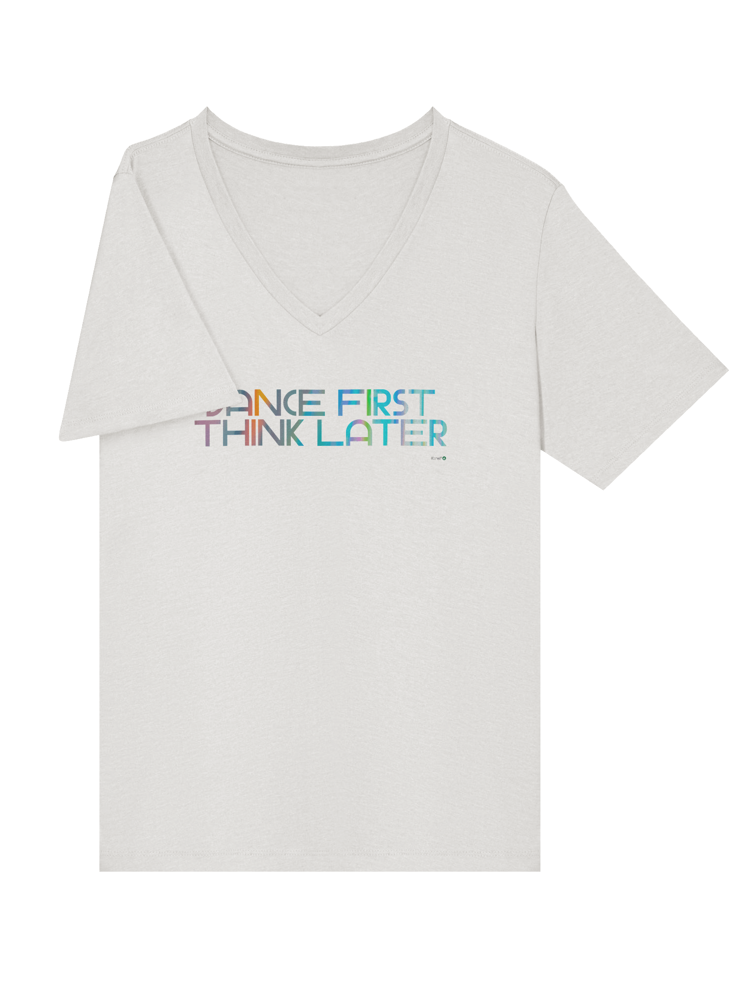 Dance First, Think Later V-Neck Tee product image (60)