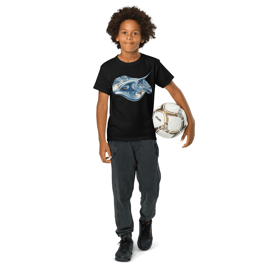 Liquid Metal Stingray Youth Shirt product image (8)