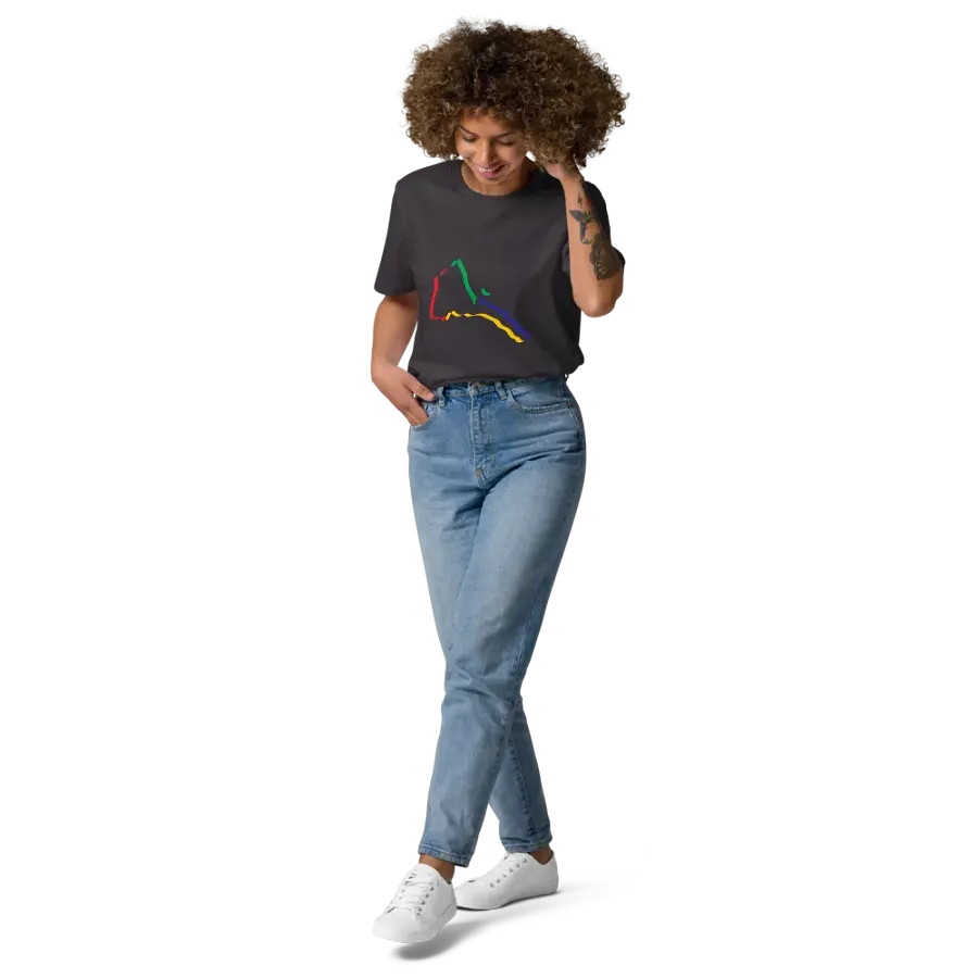 Chromatic Lines Organic Cotton T-Shirt product image (143)