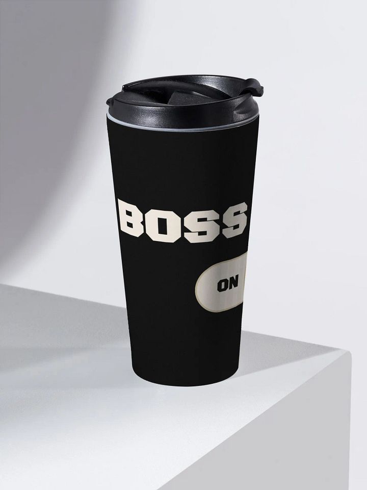 Boss Mode Travel Mug - Black product image (1)