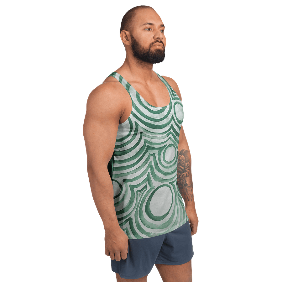 "Green Swirl" Men's Tank Top product image (3)