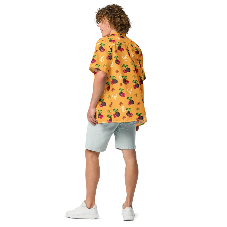 Orange Tropical Island Hawaiian Shirt product image (13)