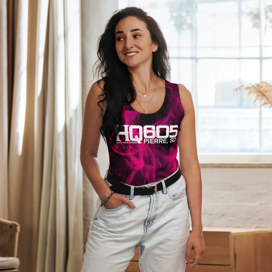 HempQuarters Pink Smoke Tank Top product image (7)