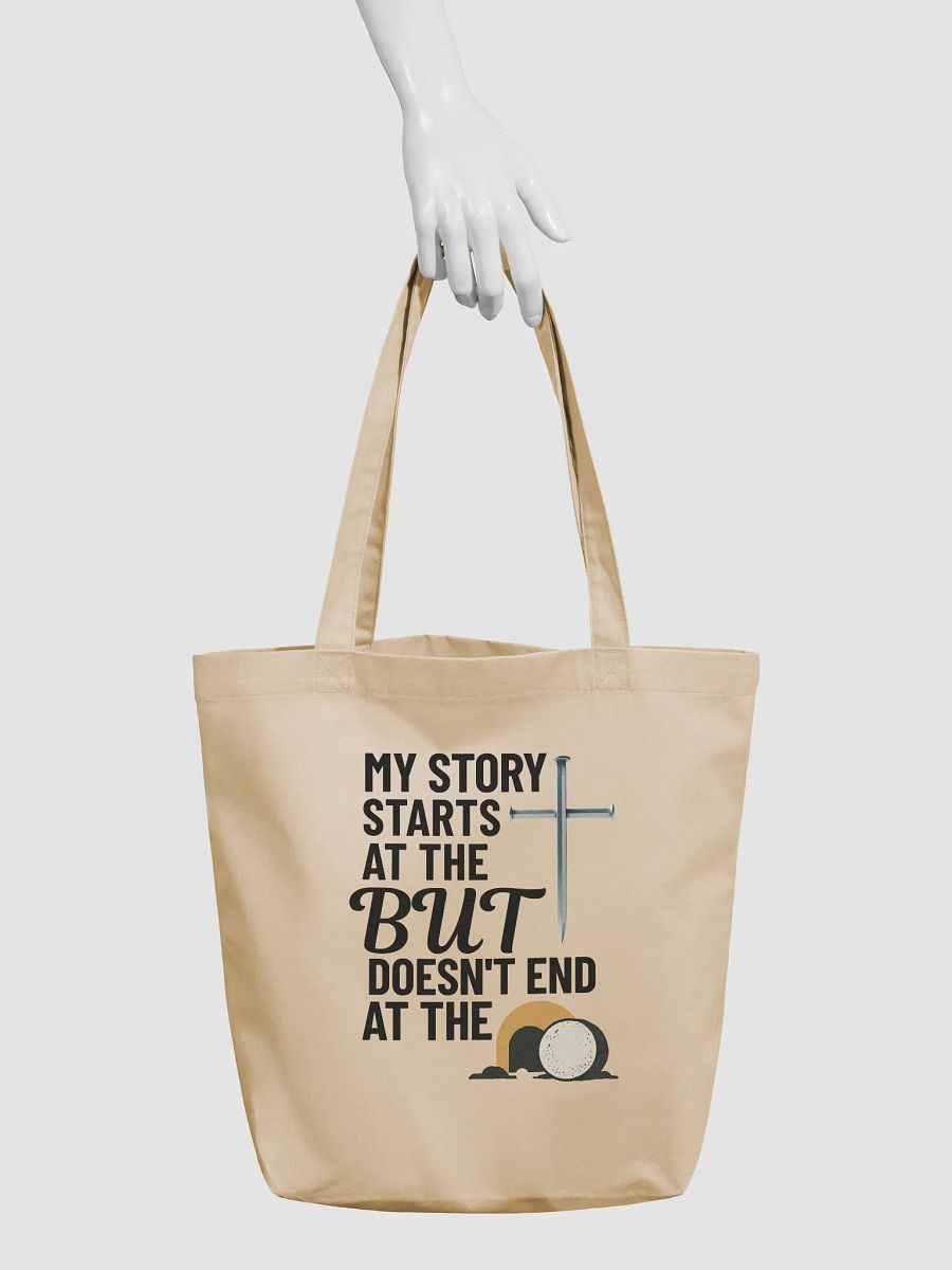 My Story Starts at the Cross – Faith Journey Tote Bag product image (3)
