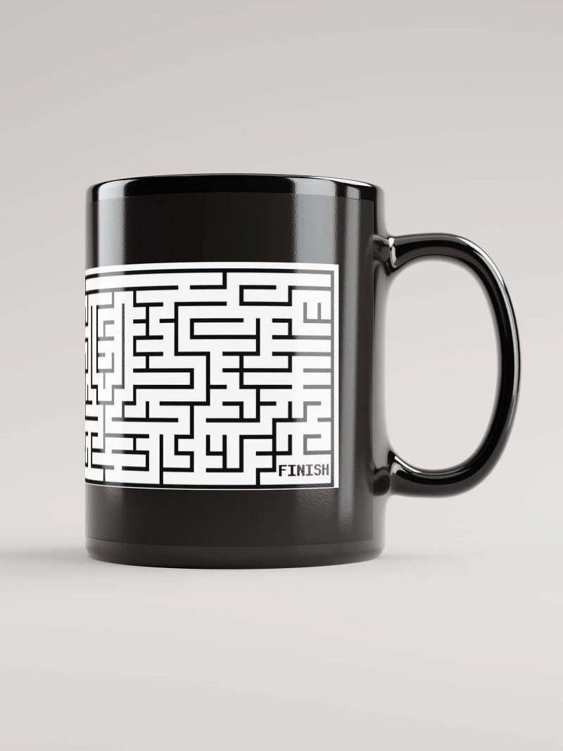 JESUS - Mazed Black Mug