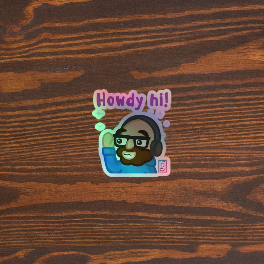 Howdy Hi Sticker product image (5)