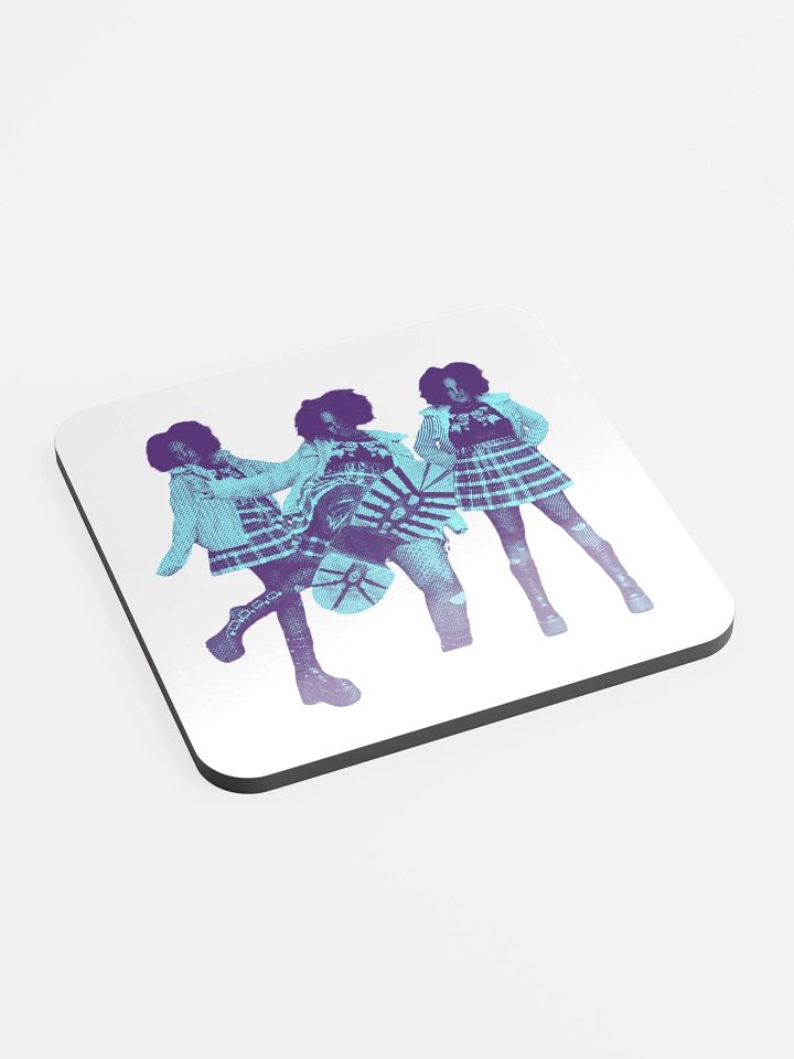 DOPAMINE's Violet Glossed Cork Coaster product image (2)