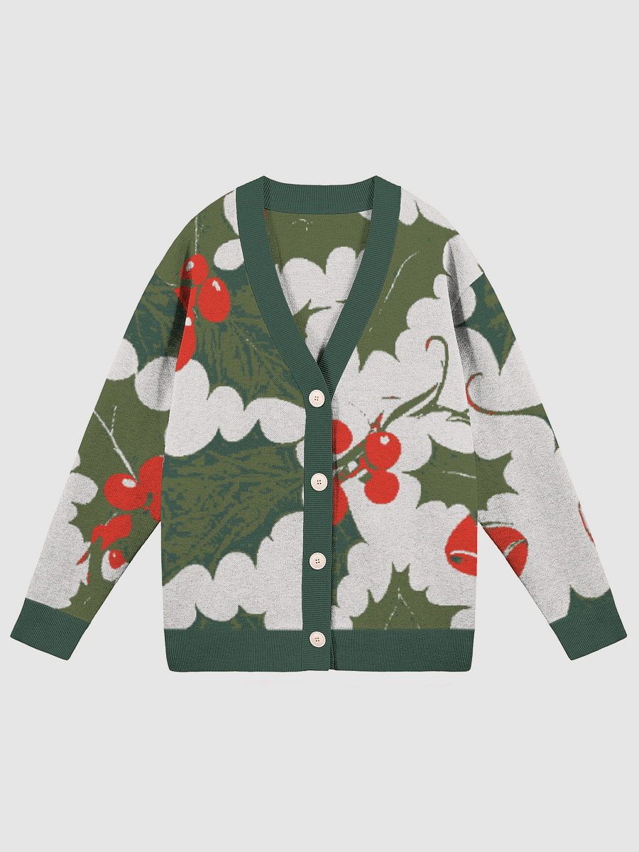 Deck the Halls Holly Berry Knitted Cardigan (Exclusive) product image (1)