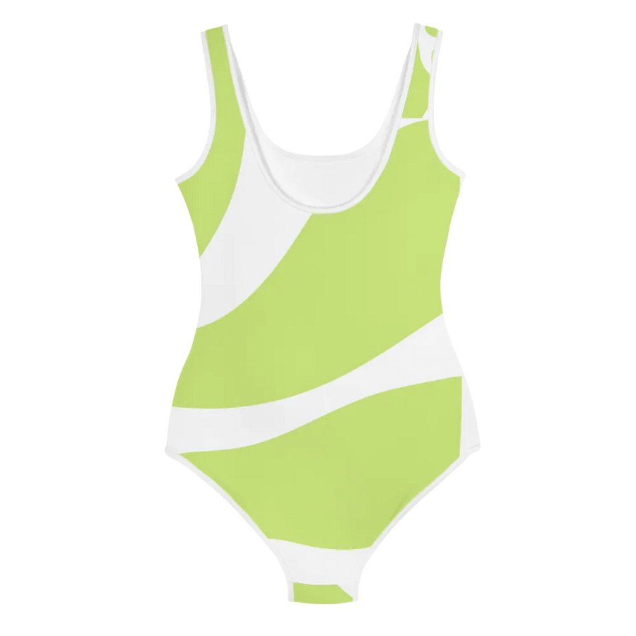 Woman Youth Swimsuit Green Abstract product image (2)