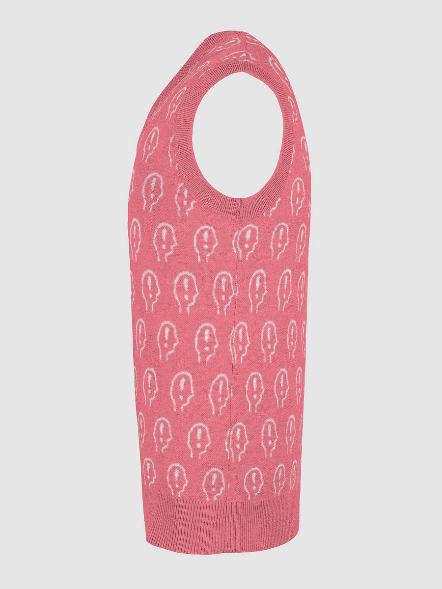 EXCLAIMING MENTALLY (duotone pink) knitwear vest product image (30)