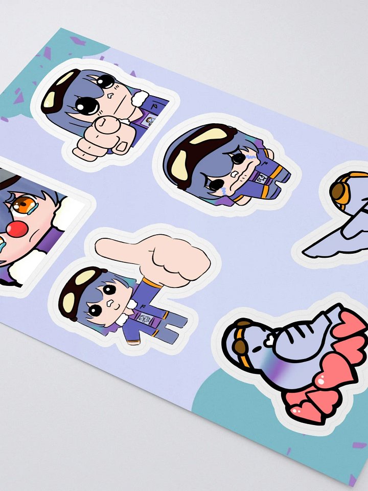 Emote sticker sheet 2 product image (2)