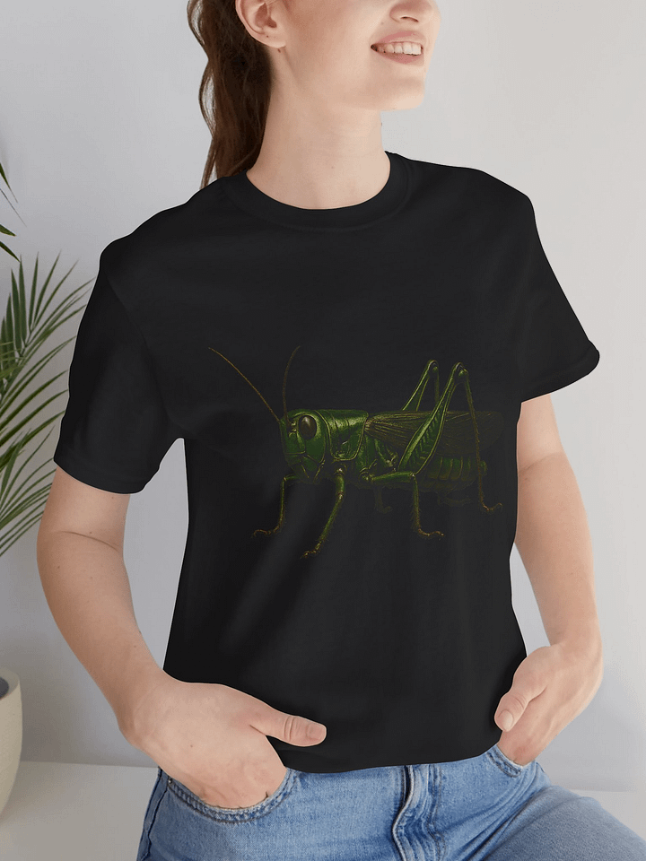 Vibrant Grasshopper Illustration T-Shirt product image (2)