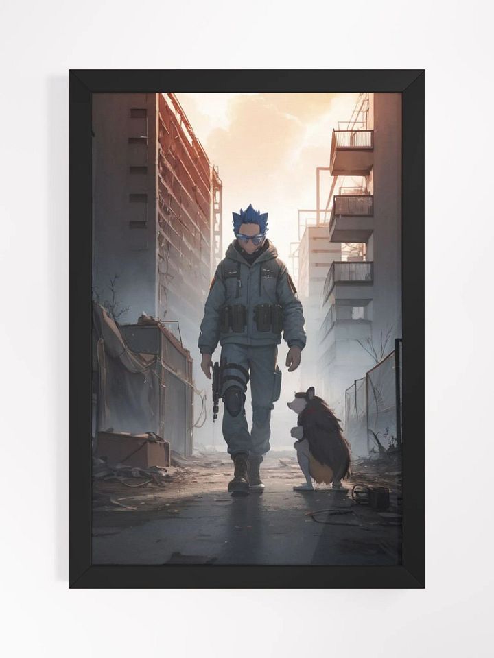 Sonic Slav and his faithful companion (framed poster) product image (1)